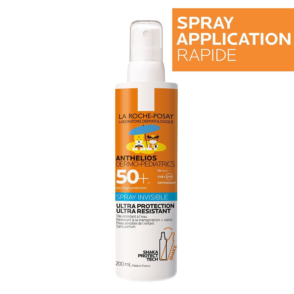 ANTHELIOS DERMO PEDIATRICS  SPRAY ENFANT SPF 50+ SANS PARFUM - Spray invisible enfant derm