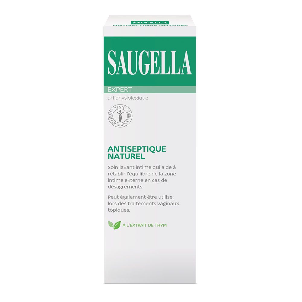 SAUGELLA LIGNE VERTE SOLUTION ANTISEPTIQUE - Solution lavante antiseptique pour usage inti