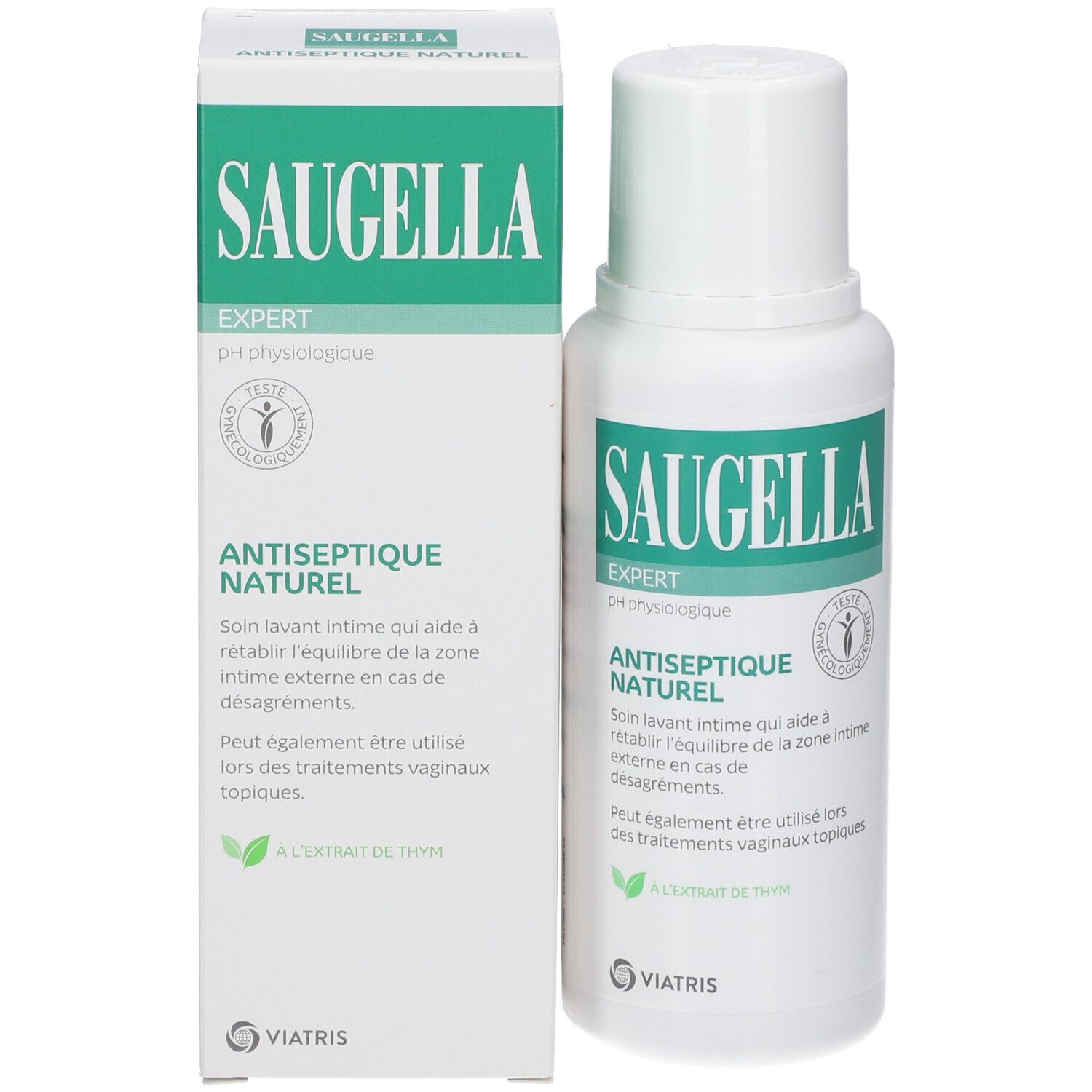 SAUGELLA LIGNE VERTE SOLUTION ANTISEPTIQUE - Solution lavante antiseptique pour usage inti