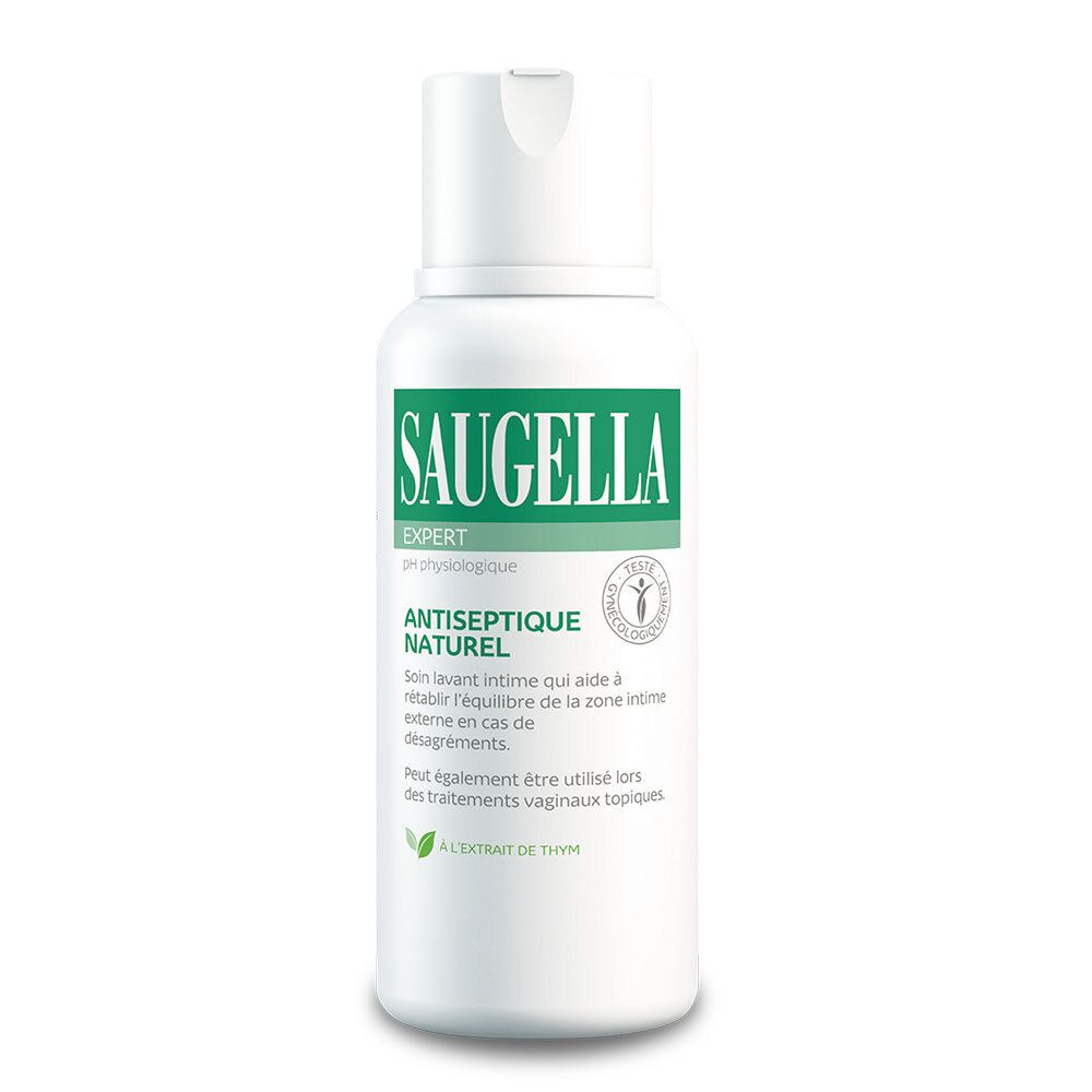 SAUGELLA LIGNE VERTE SOLUTION ANTISEPTIQUE - Solution lavante antiseptique pour usage inti