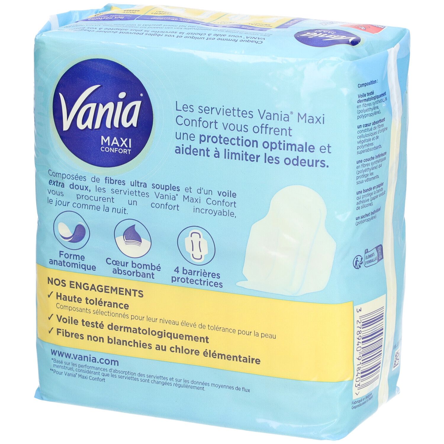 Vania Maxi Confort Serviettes Normal +