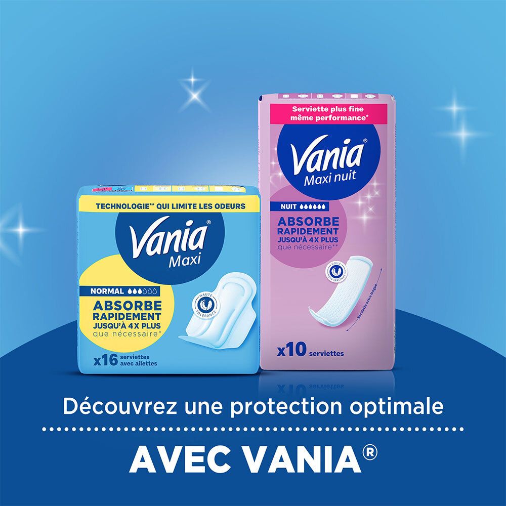 Vania Maxi Confort Maandverbanden Normal +