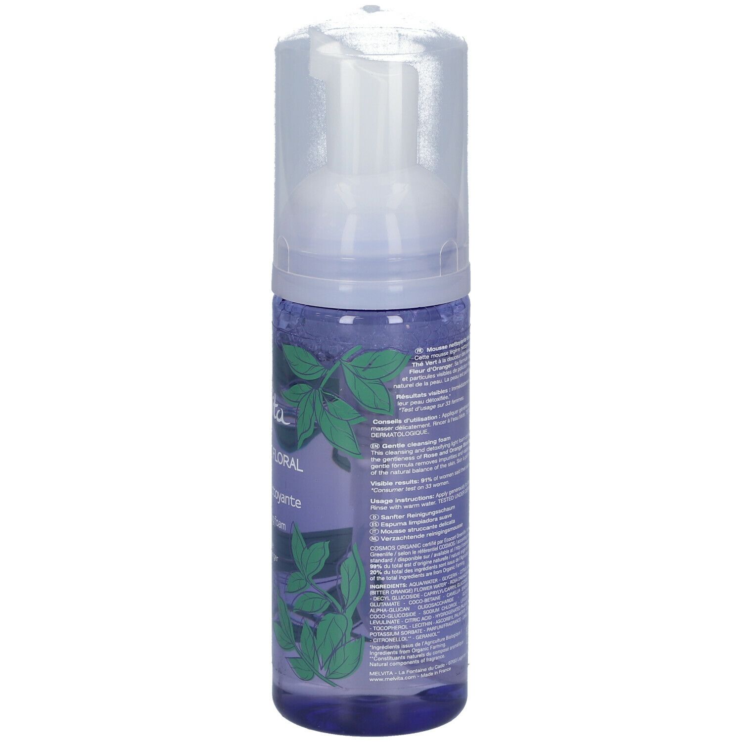 Melvita Bouquet Floral Detox Gentle Cleansing Foam