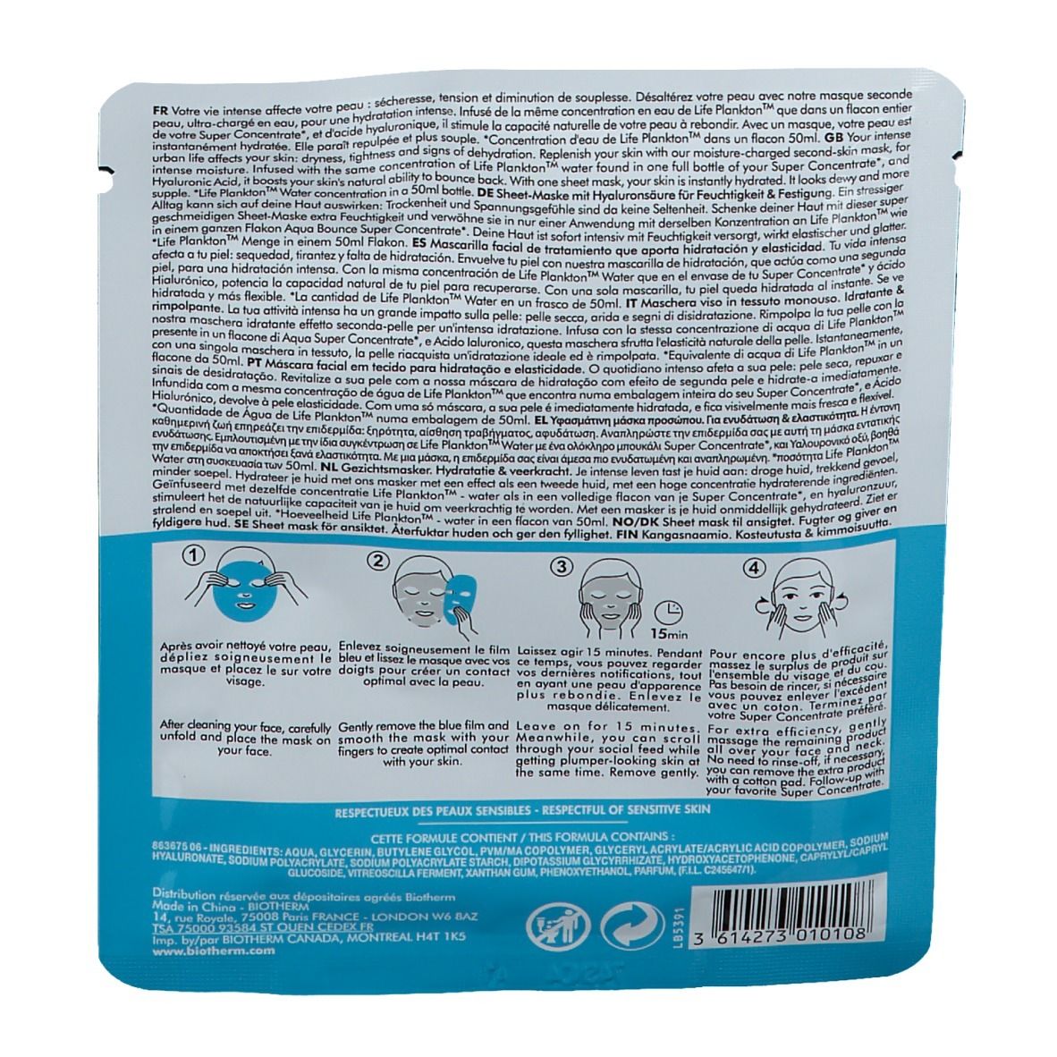 Biotherm Aqua Bounce Flash Mask