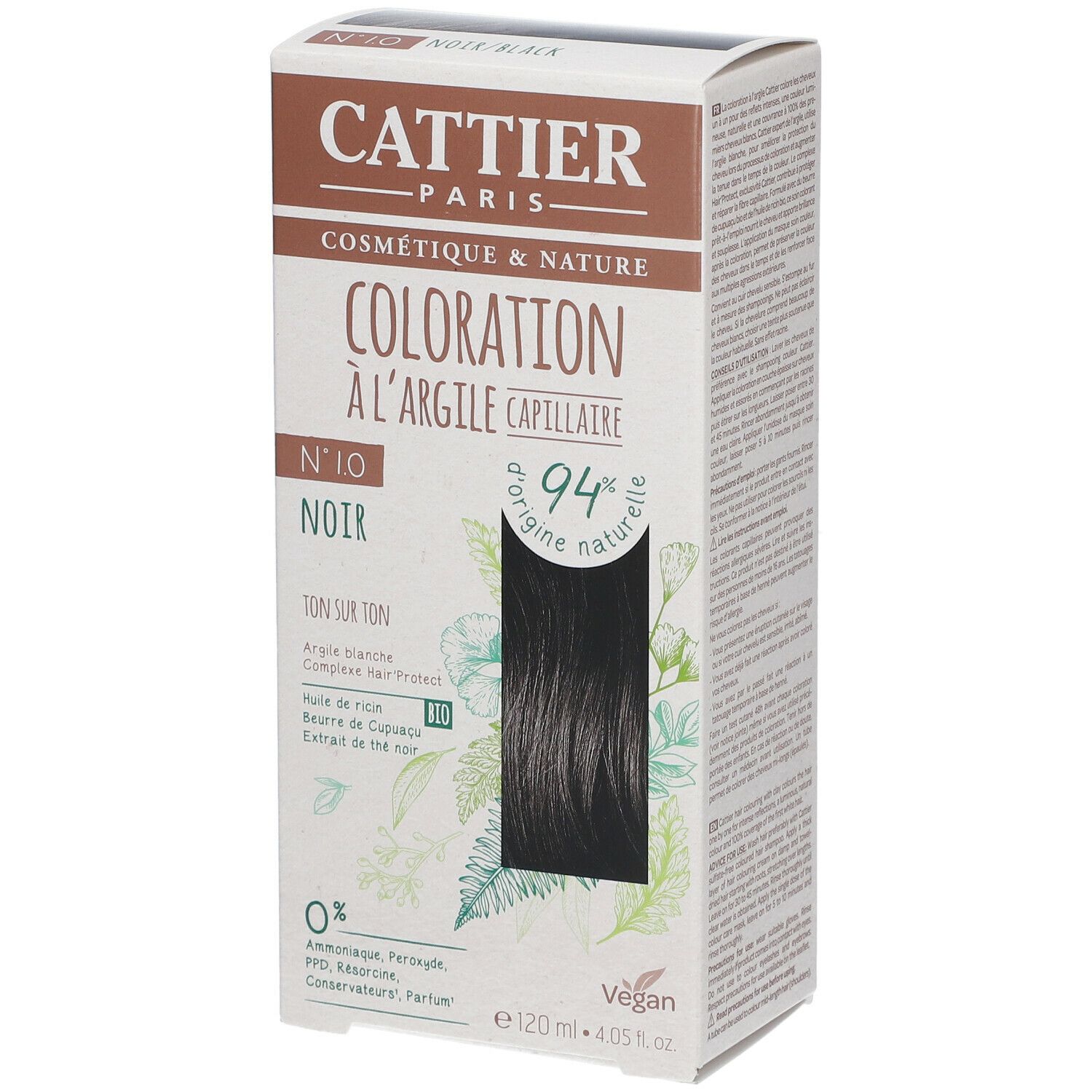 CATTIER COLOR N°1.0 NOIR