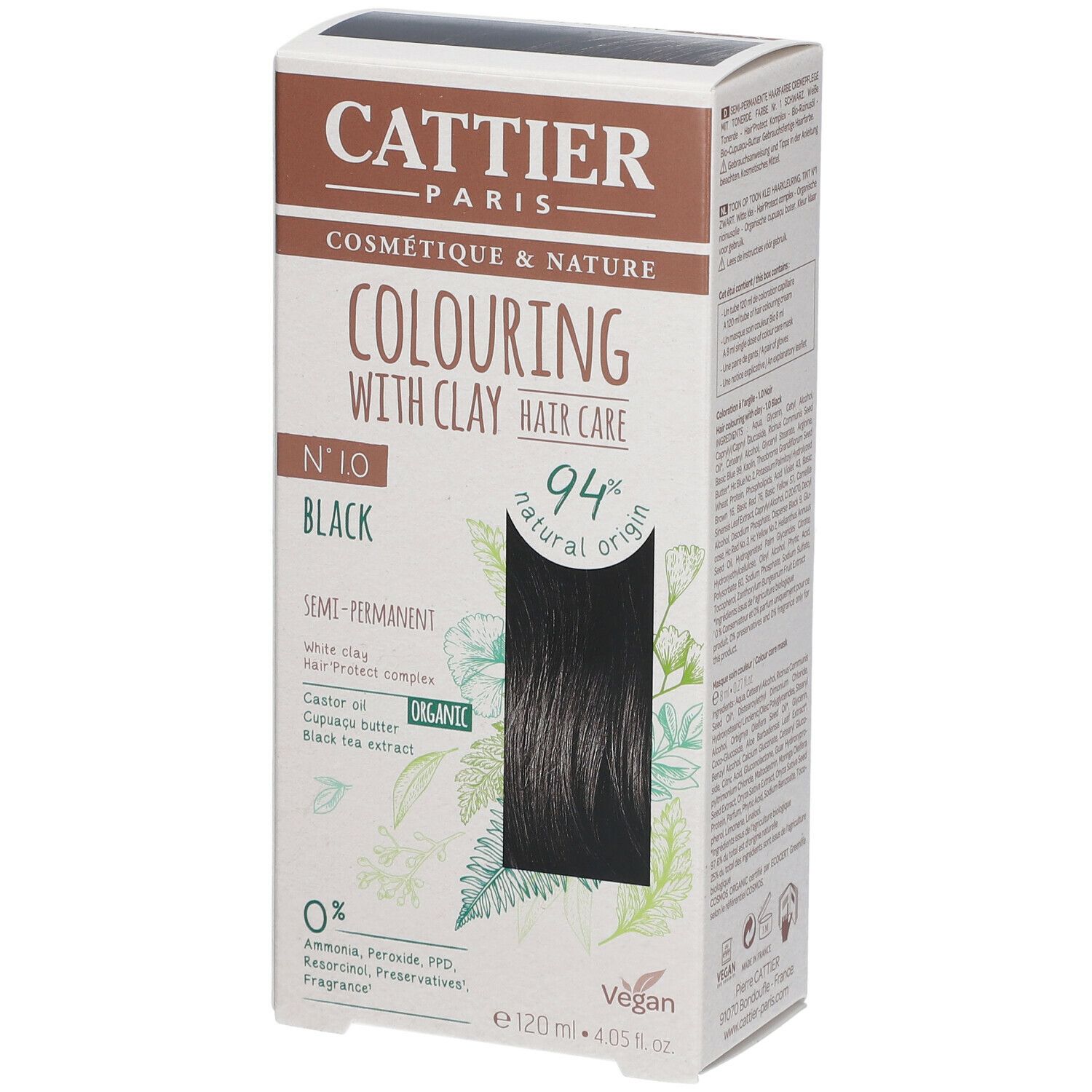 CATTIER COLOR N°1.0 NOIR