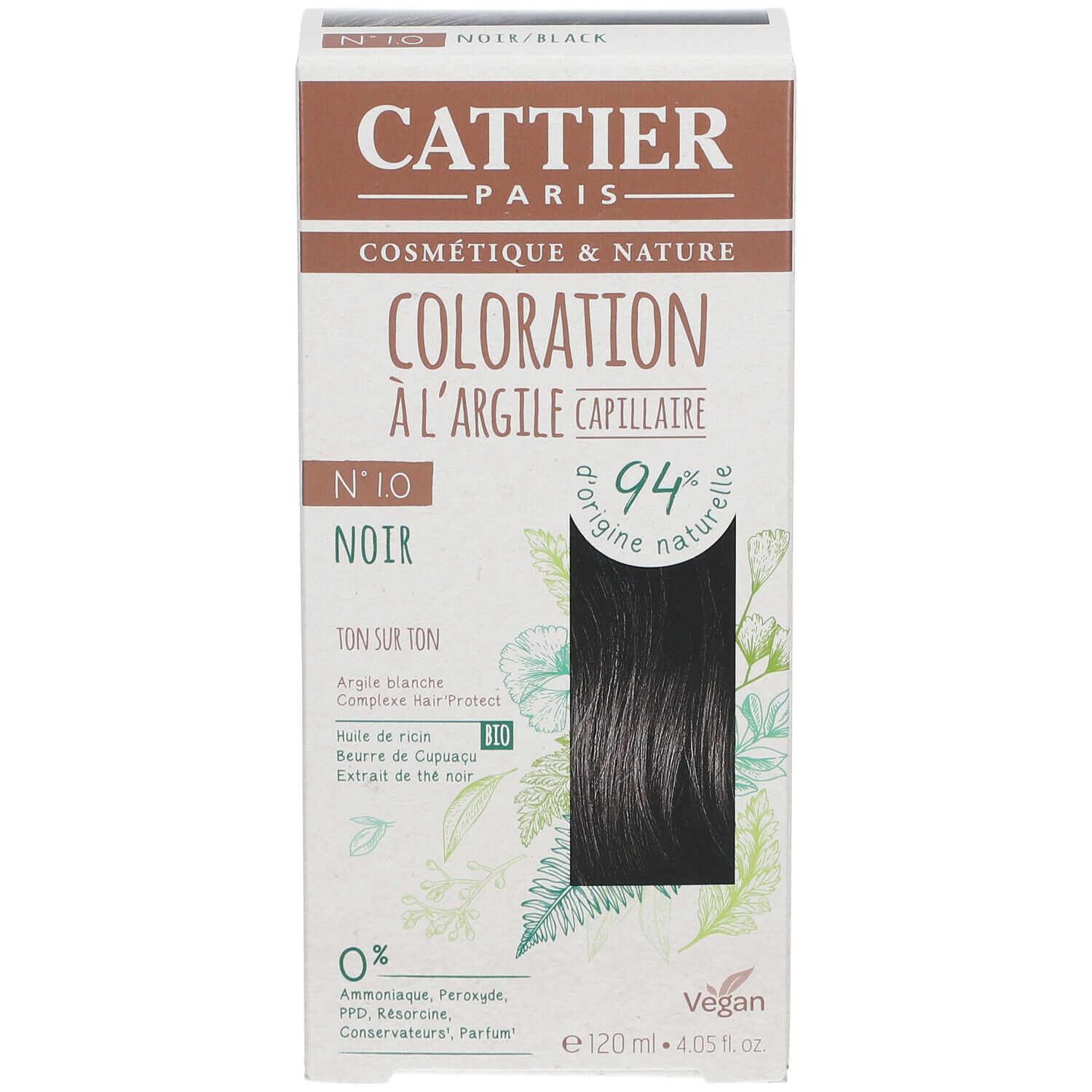 CATTIER COLOR N°1.0 NOIR