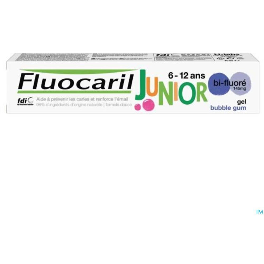 FLUOCARIL JUNIOR DENTIFRICE - Gel dentifrice bi-fluoré, bubble gum.  - tube 75 ml