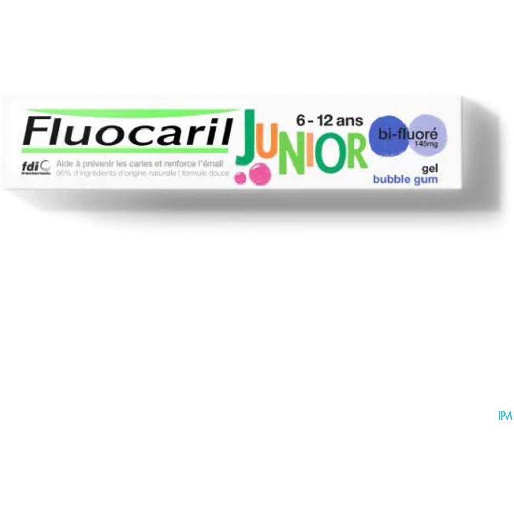 FLUOCARIL JUNIOR DENTIFRICE - Gel dentifrice bi-fluoré, bubble gum.  - tube 75 ml