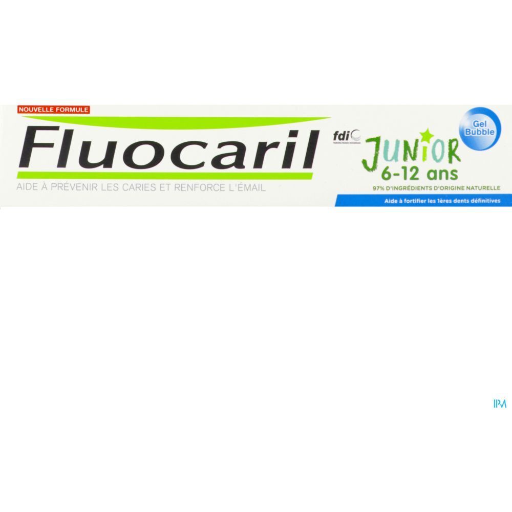 FLUOCARIL JUNIOR DENTIFRICE - Gel dentifrice bi-fluoré, bubble gum.  - tube 75 ml