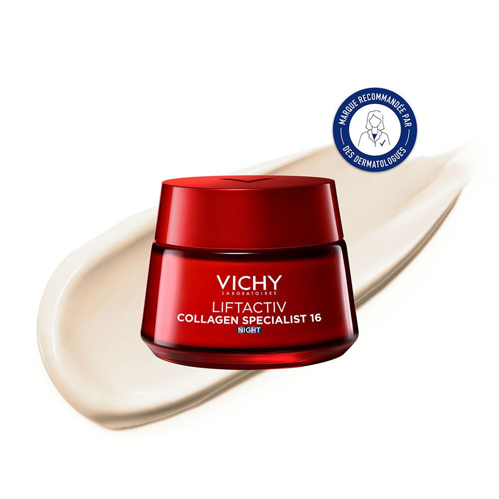 VICHY CRÈME NUIT LIFTACTIV COLLAGEN SPECIALIST 16. Pot 50 ml