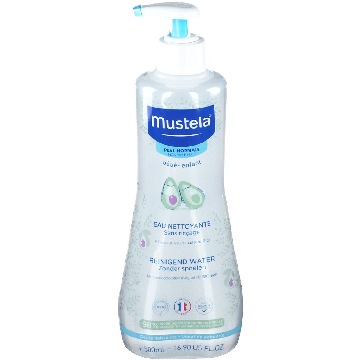 Mustela Bébé Eau Nettoyant sans rinçage