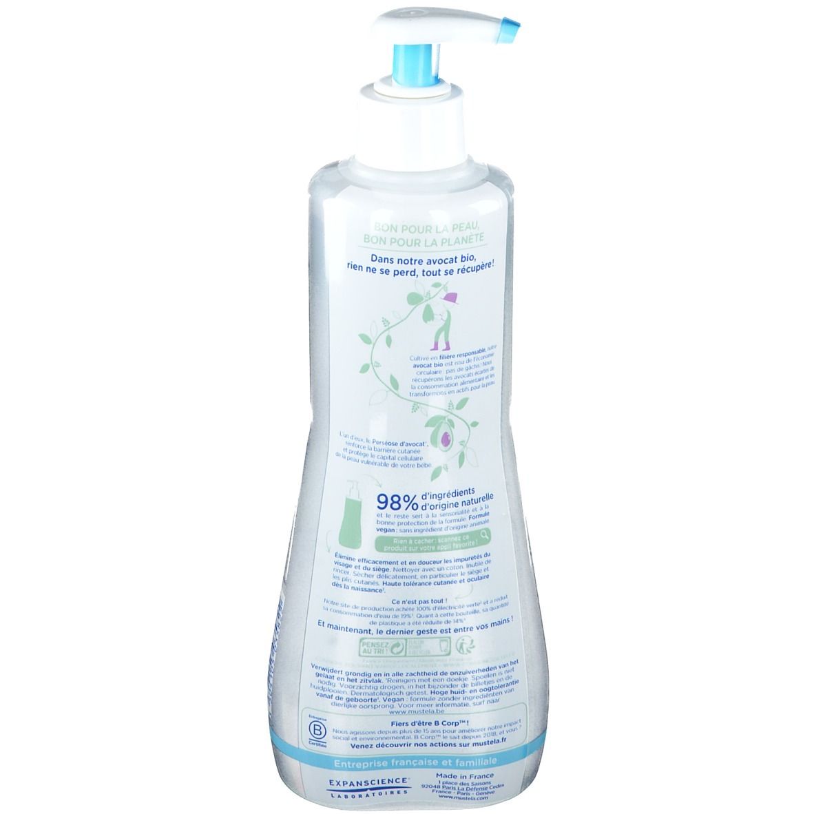 Mustela Bébé Eau Nettoyant sans rinçage