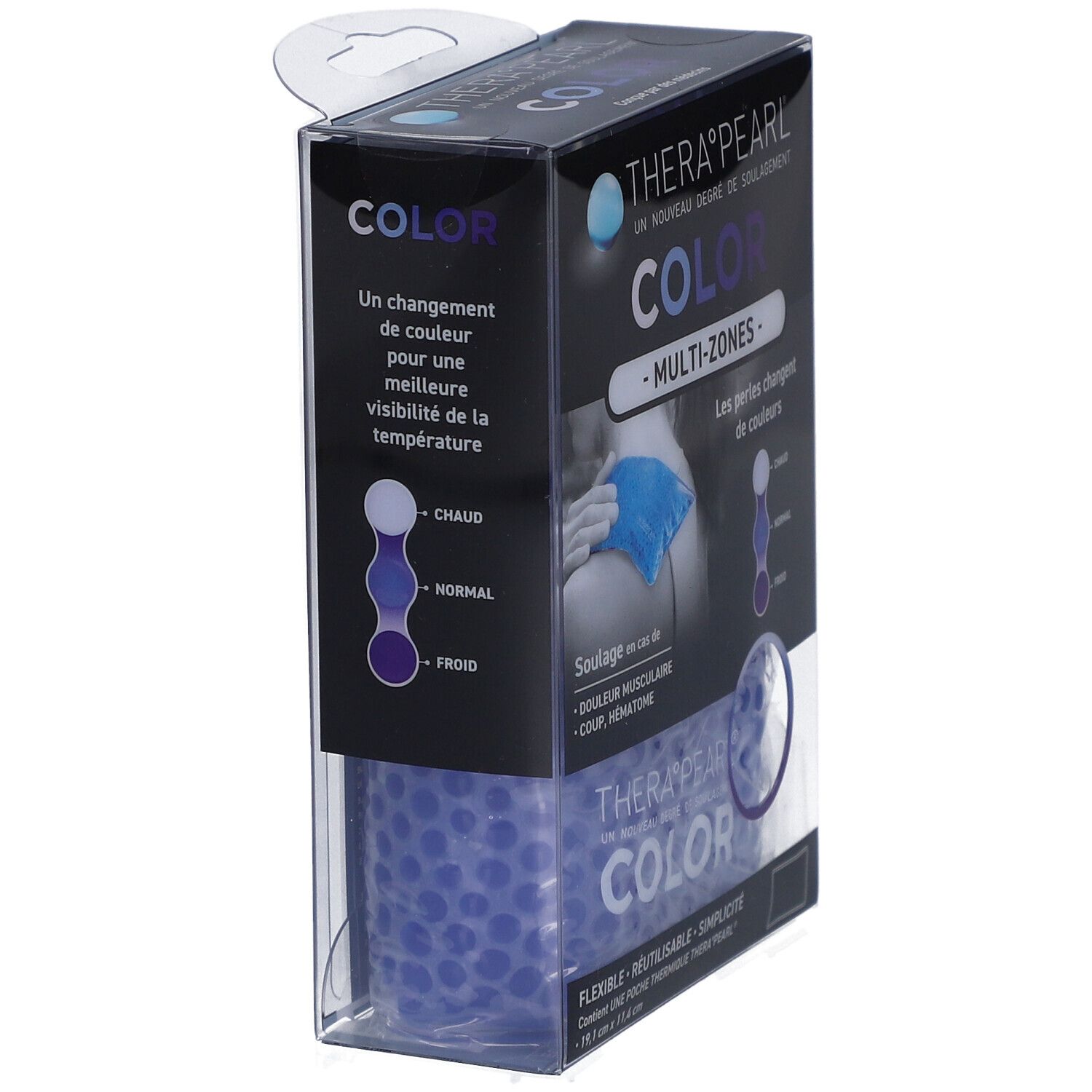 TheraPearl Compresse Couleur Multi-Zones Réutilisable Chaud & Froid