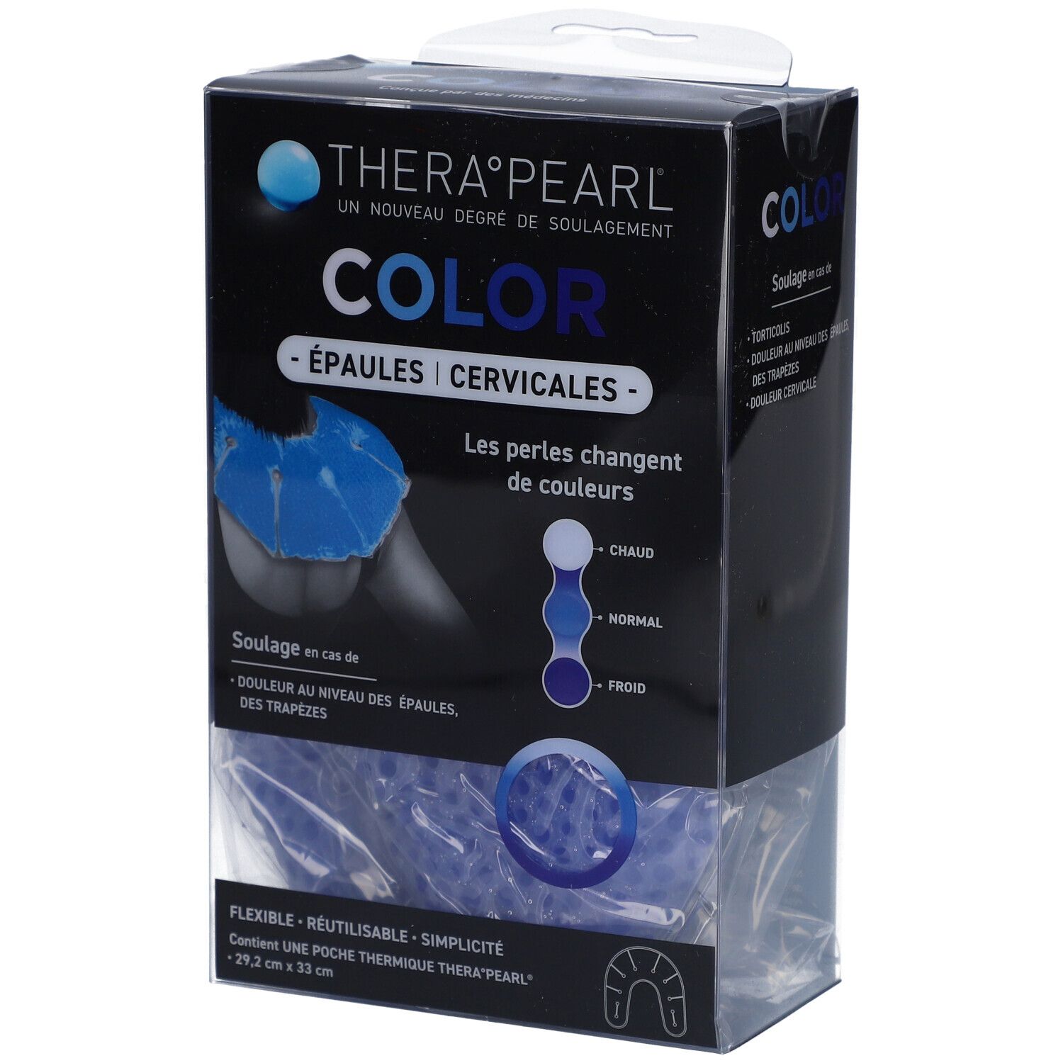 TheraPearl Kleurcompress Schouder & Nek Herbruikbaar Warm & Koud