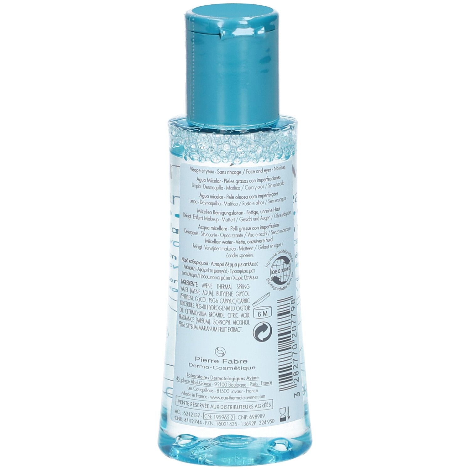 AVÈNE CLEANANCE EAU MICELLAIRE - Eau micellaire. - fl 100 ml