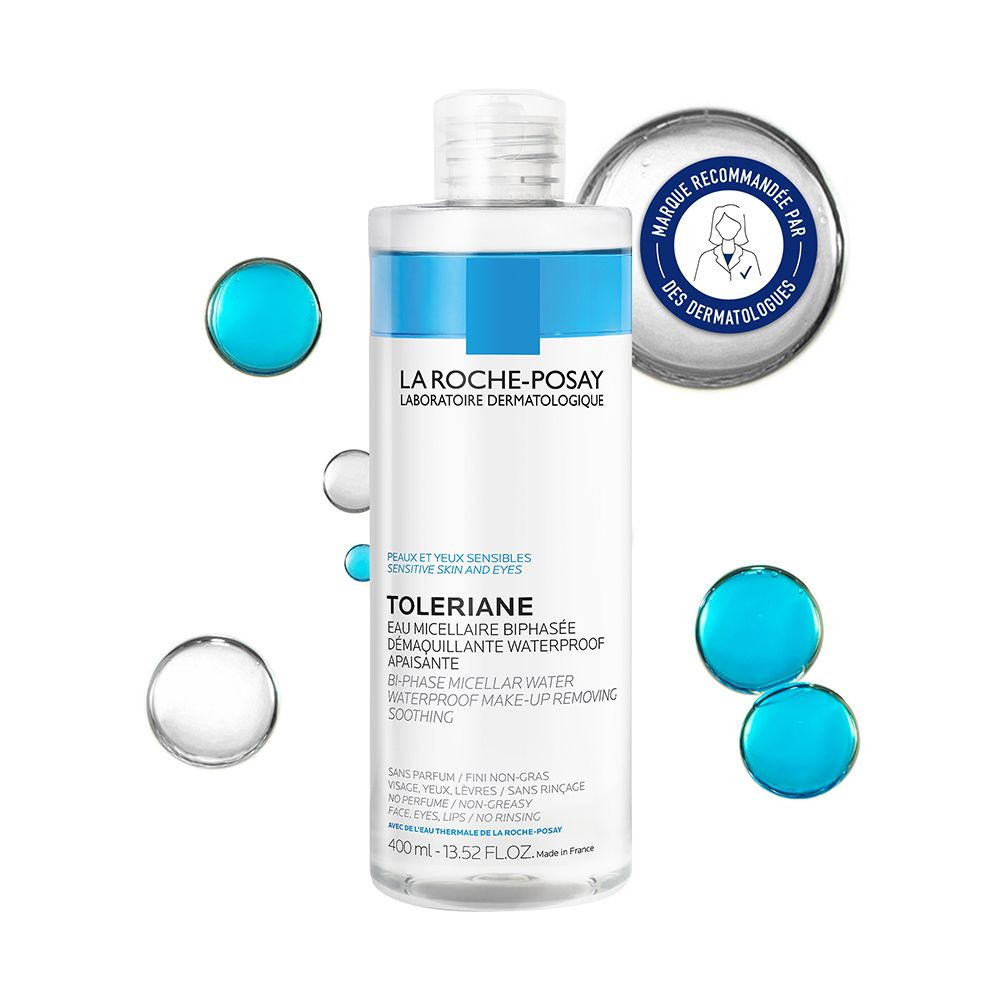 LA ROCHE POSAY EAU MICELLAIRE ULTRA BIPHASÉE - Eau micellaire biphasée démaquillante visag