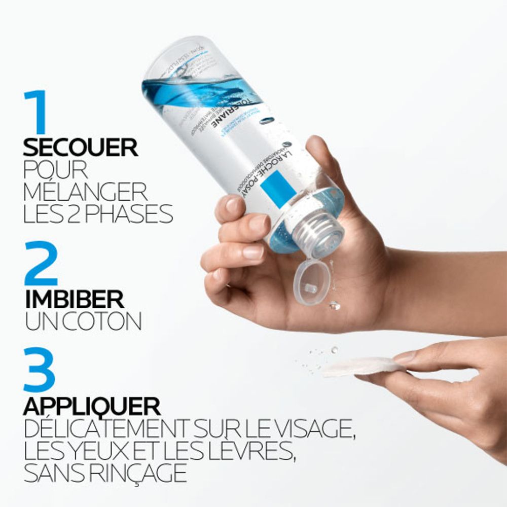 LA ROCHE POSAY EAU MICELLAIRE ULTRA BIPHASÉE - Eau micellaire biphasée démaquillante visag