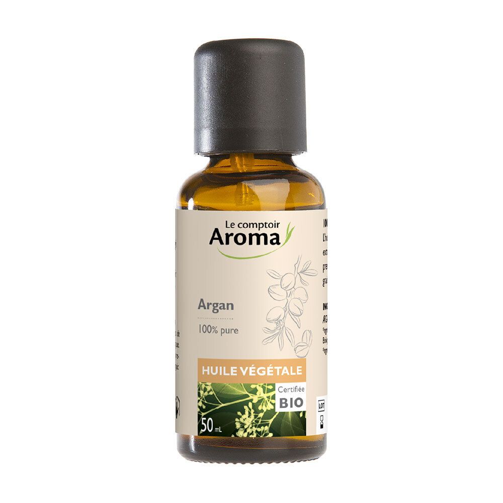 LE COMPTOIR AROMA BIO HUILE VÉGÉTALE - Huile végétale d'argan bio.  - fl 50 ml