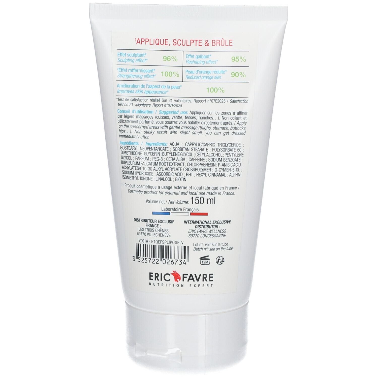 ERIC FAVRE Lipoxycut Crème Sculpt & Burn