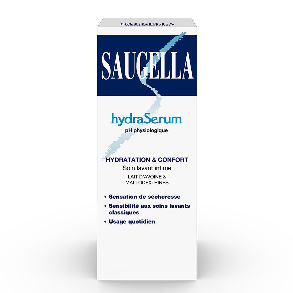 SAUGELLA LIGNE BLEUE HYDRASERUM - Soin lavant doux pour usage intime.  - fl 200 ml