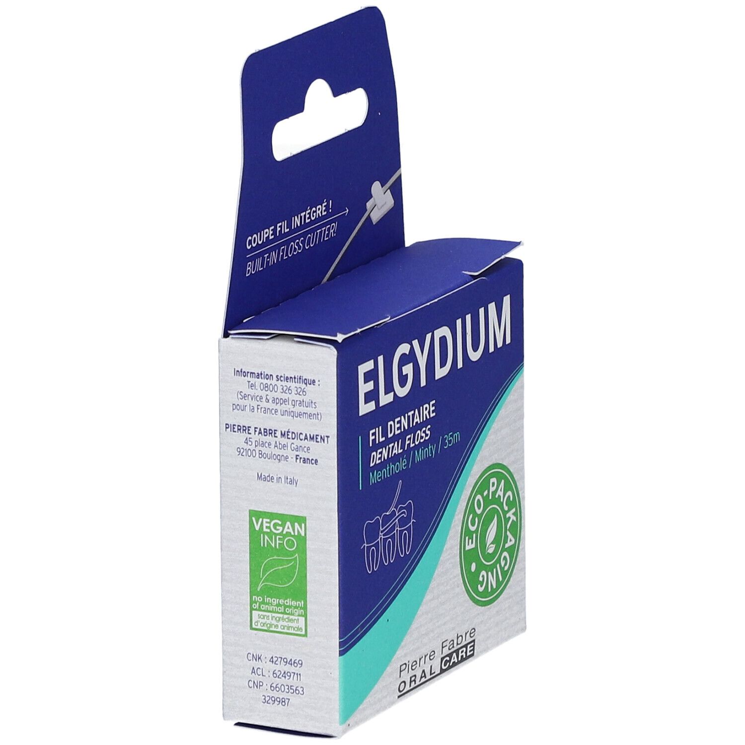 ELGYDIUM Ecologisch verantwoord flosdraad 35 m