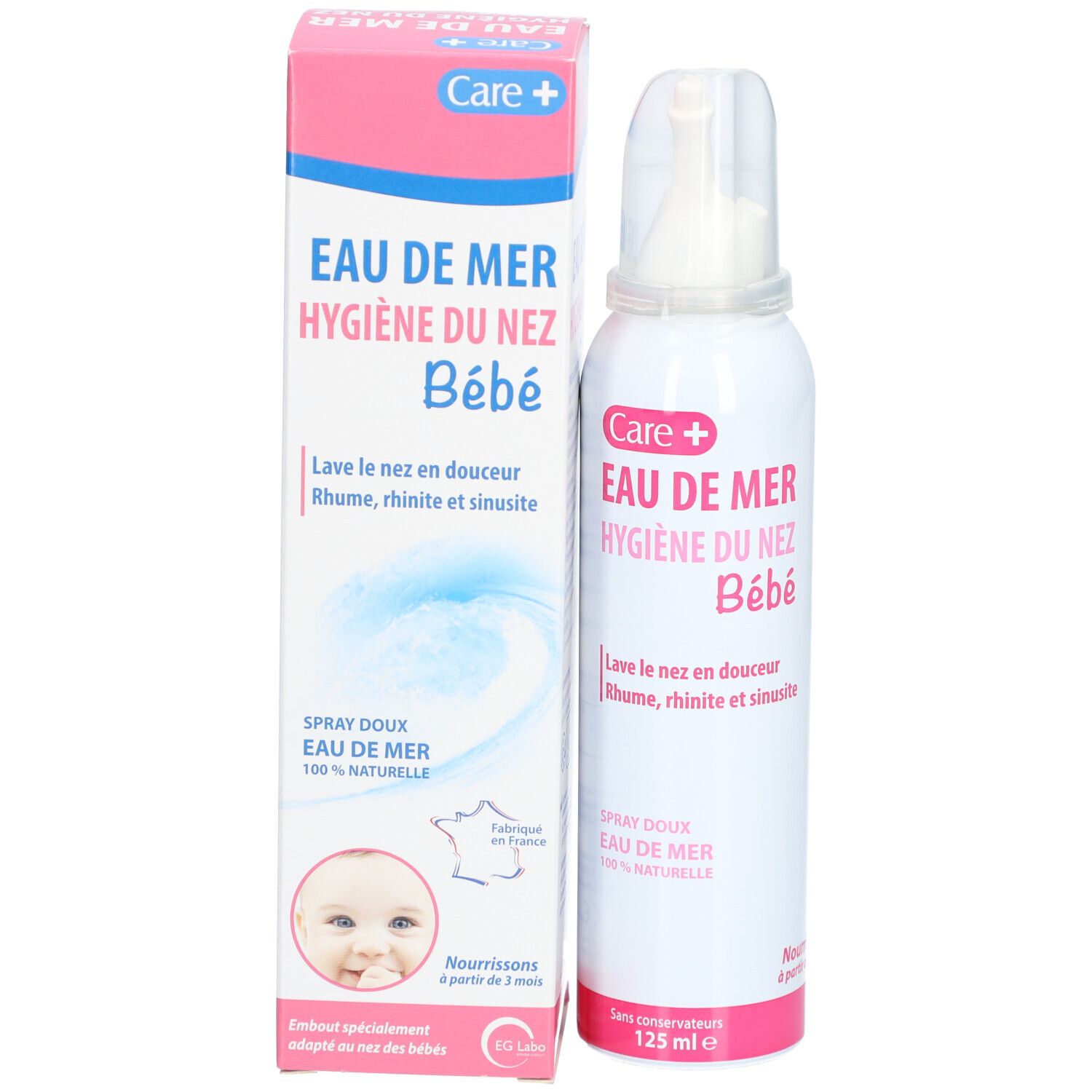 CARE+ Zeewater Baby-neushygiëne