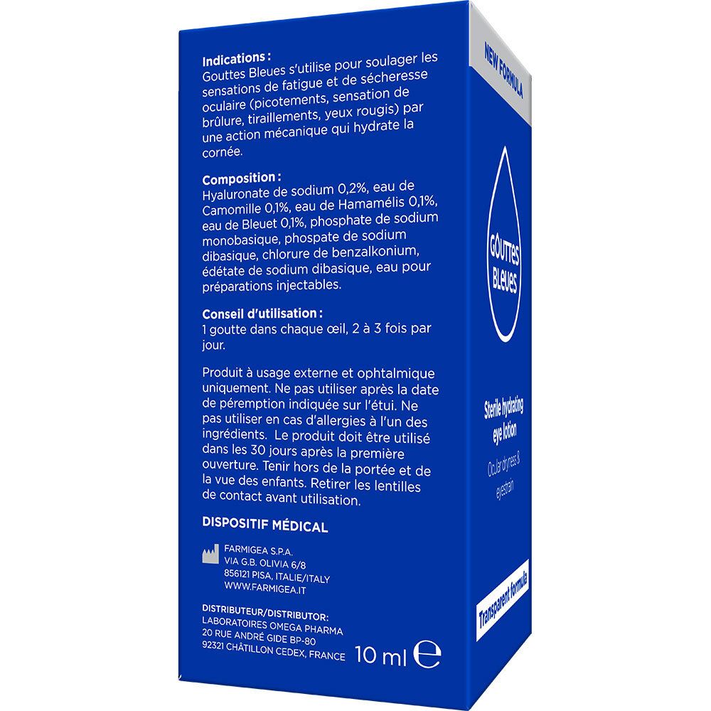 GTTE BLEUE LOT HYDRAT STER YX 10ML