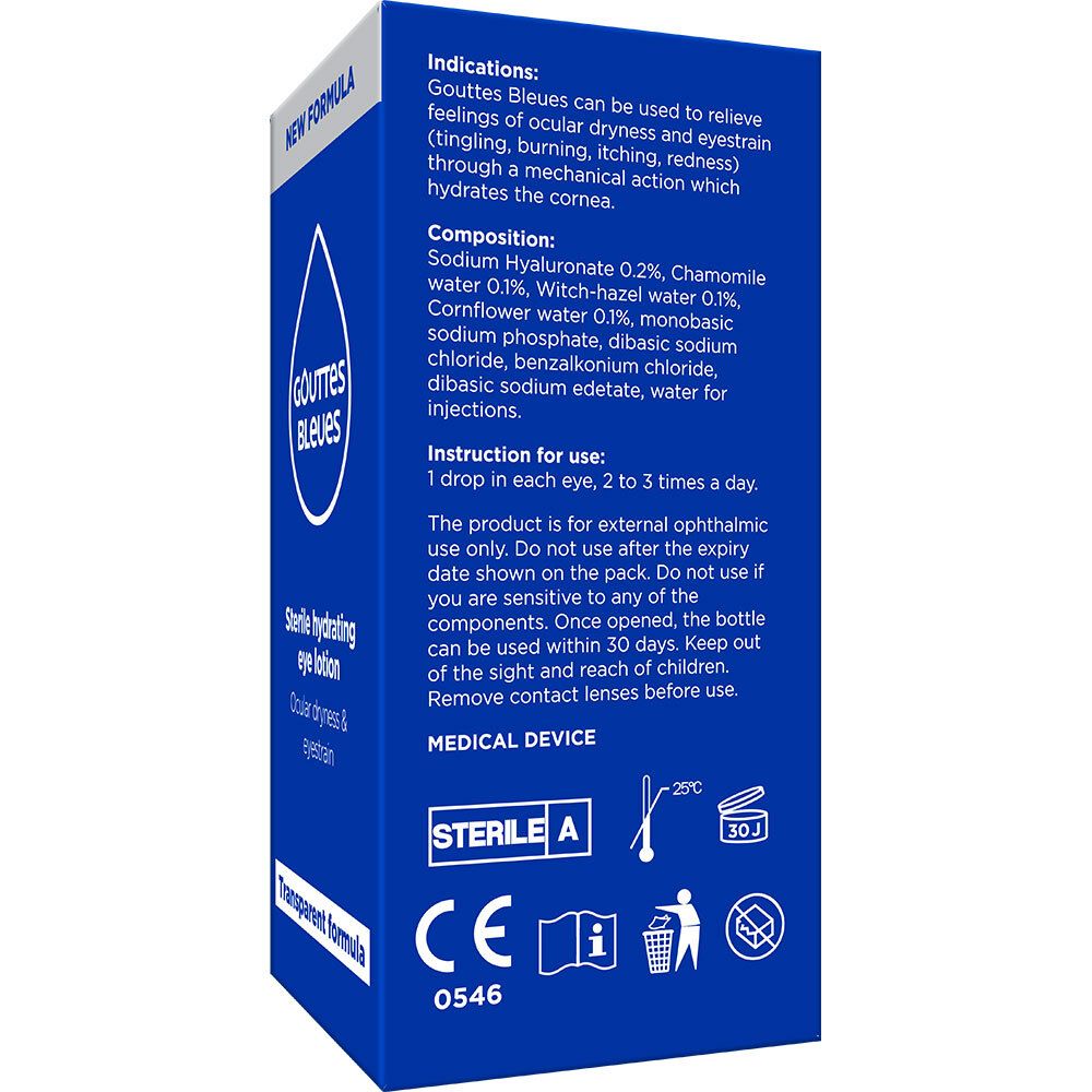 GTTE BLEUE LOT HYDRAT STER YX 10ML