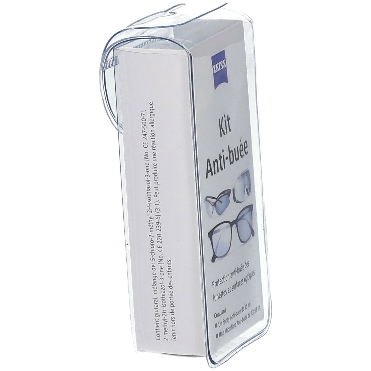 Zeiss Kit Anti-buée Spray + Chiffon Microfibre