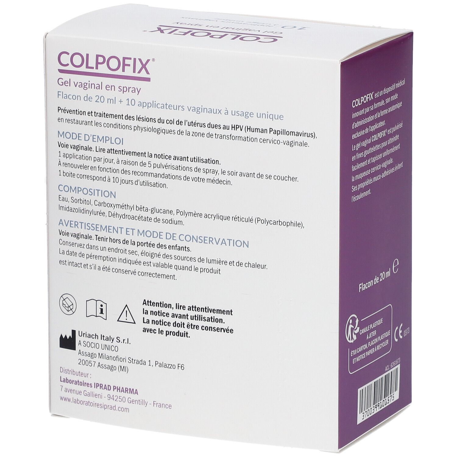 Colpofix® Gel vaginal en spray