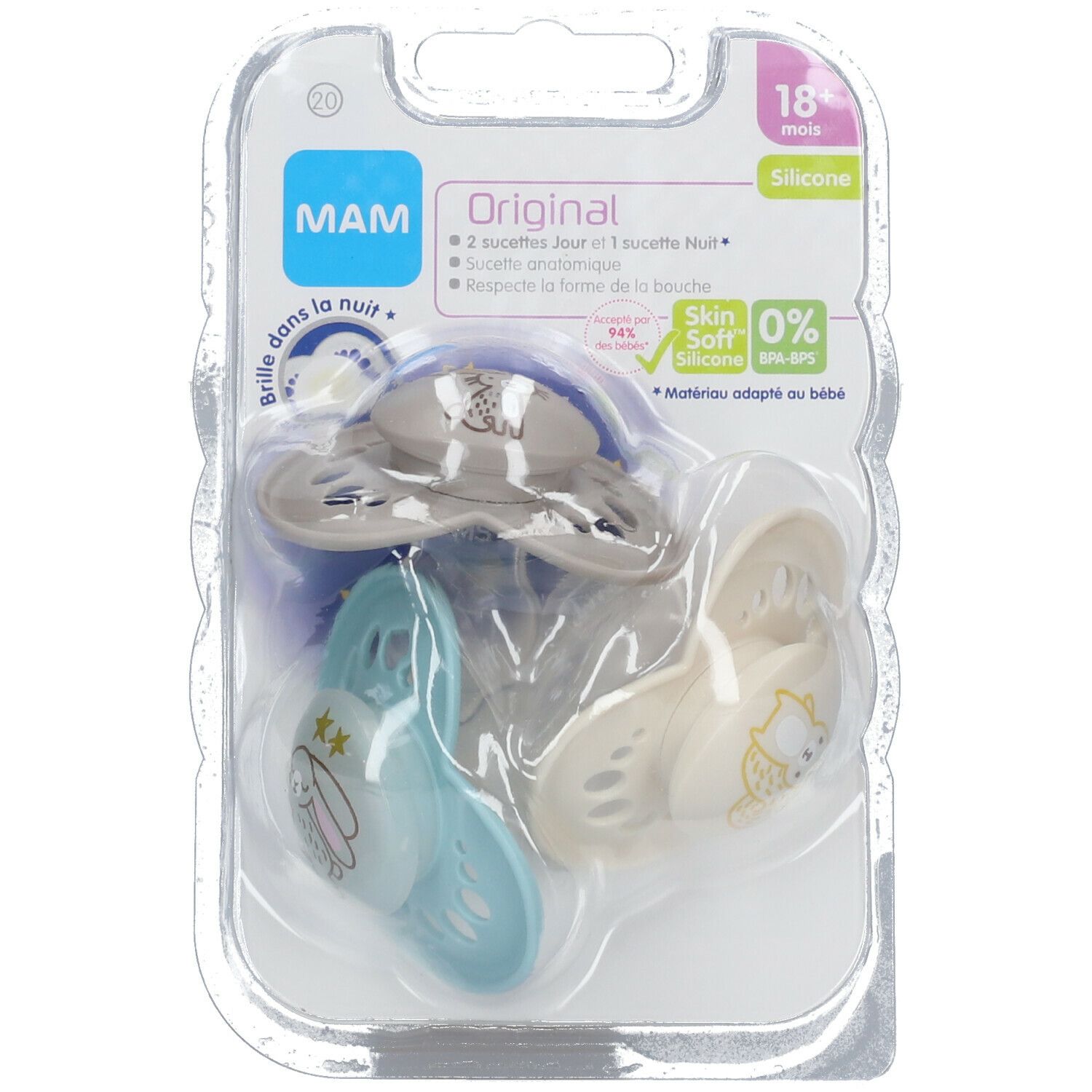 MAM Original 18+ Colors of Nature -Sucette