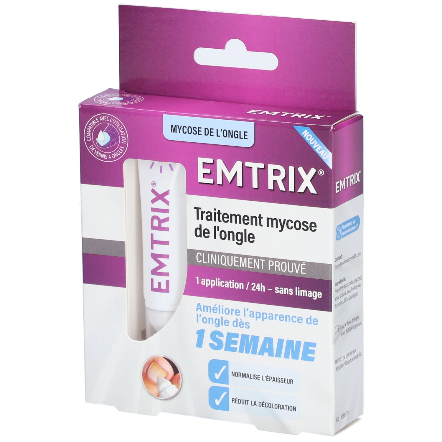 Emtrix Traitement Mycose de l'Ongle
