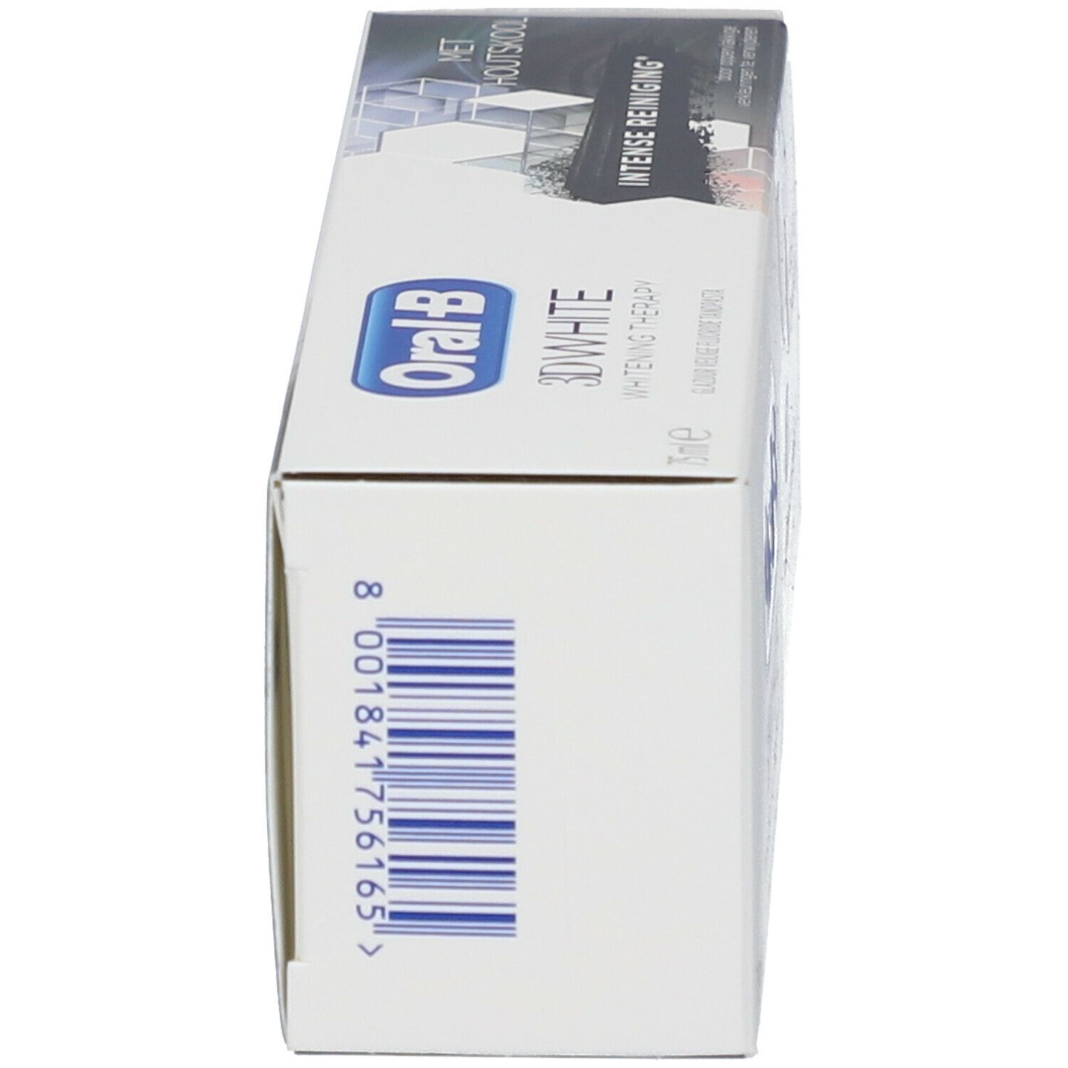 ORAL-B 3D WHITE ADVANCED LUXE AVEC CHARBON - Dentifrice fluoré, goût menthe fraîche poivré