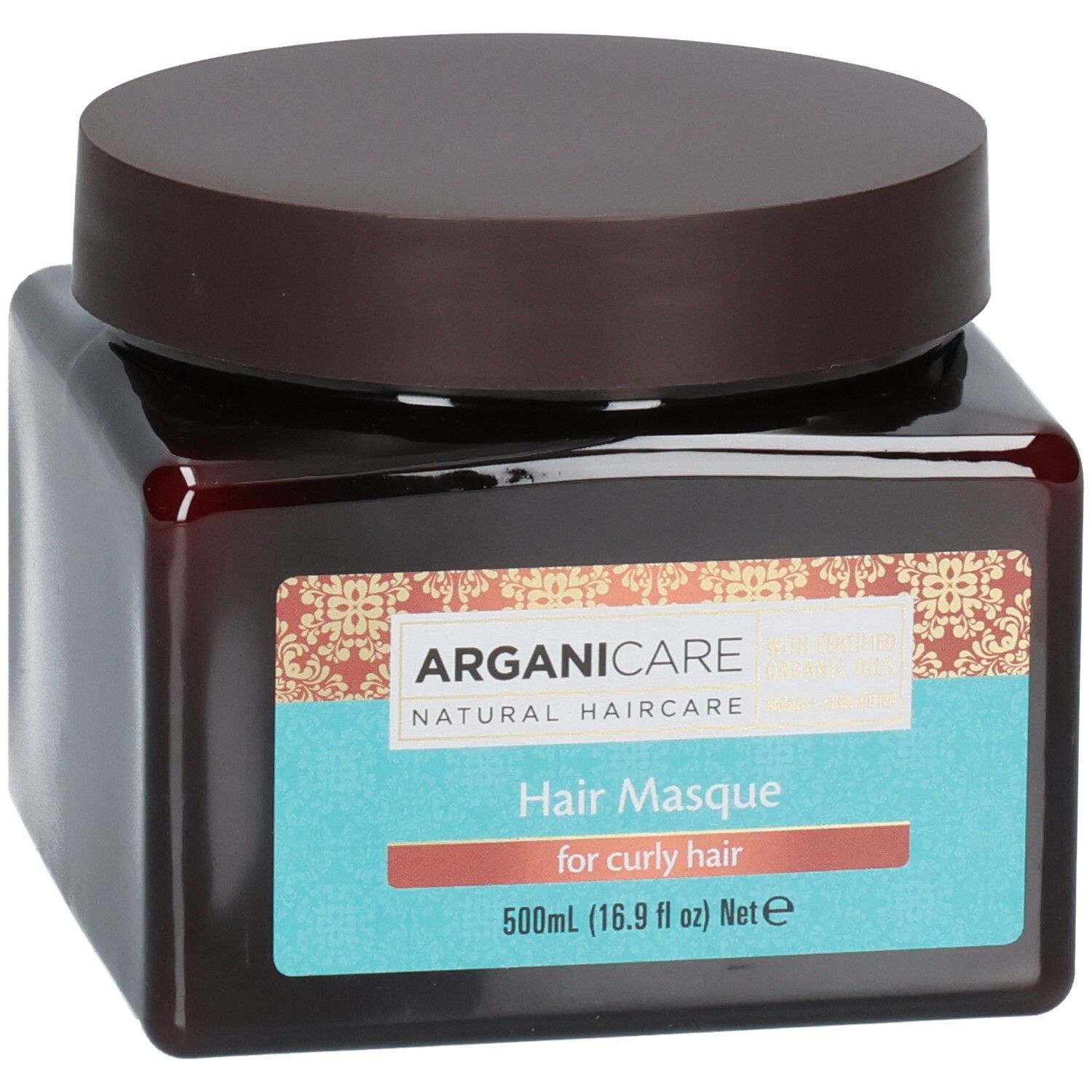 Arganicare haarmasker voor krullend haar, 500ml.