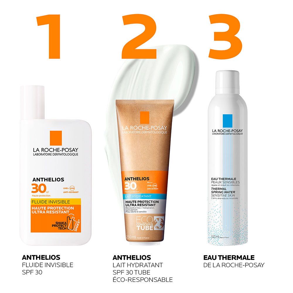 ANTHELIOS LAIT HYDRATANT CORPS SPF 30 SANS PARFUM - Lait hydratant corps haute protection