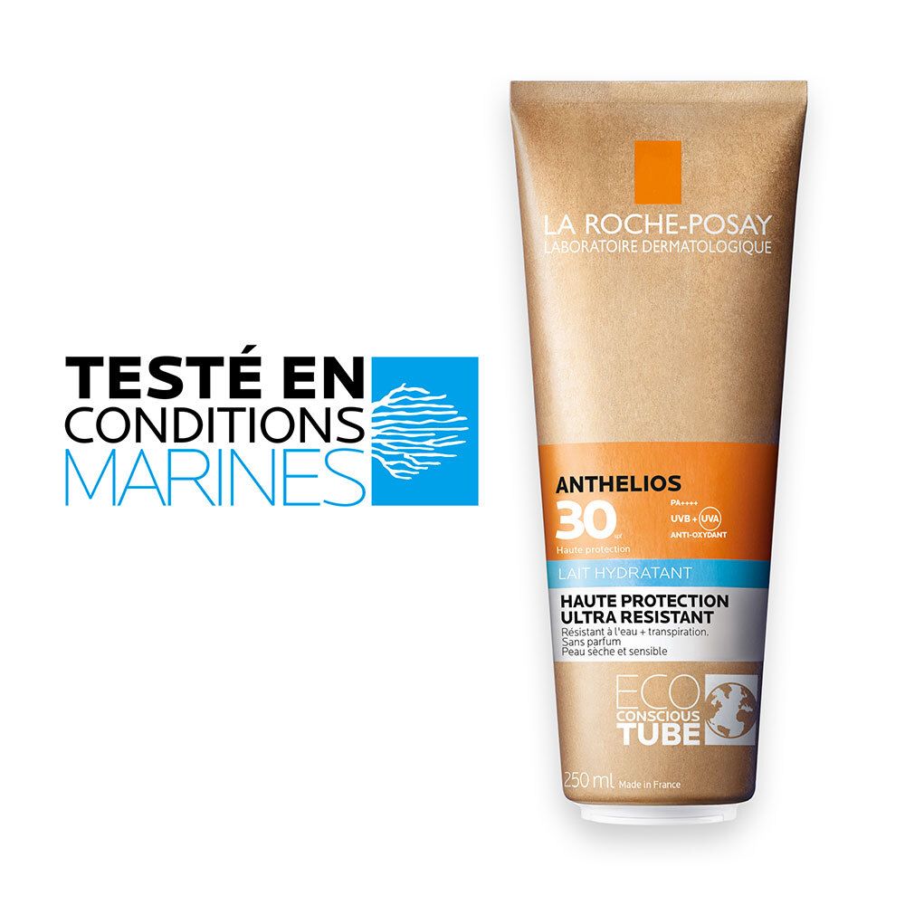 ANTHELIOS LAIT HYDRATANT CORPS SPF 30 SANS PARFUM - Lait hydratant corps haute protection