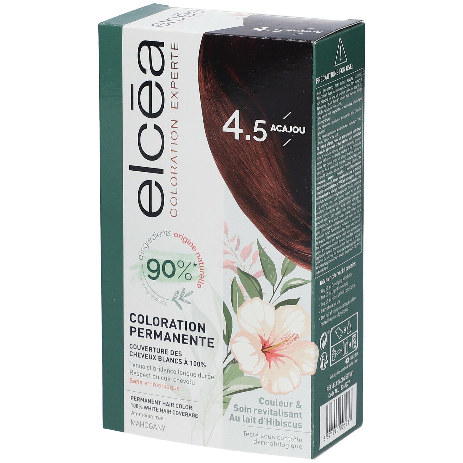 ELCÉA Kleur Experte Permanente Acajou - 4.5