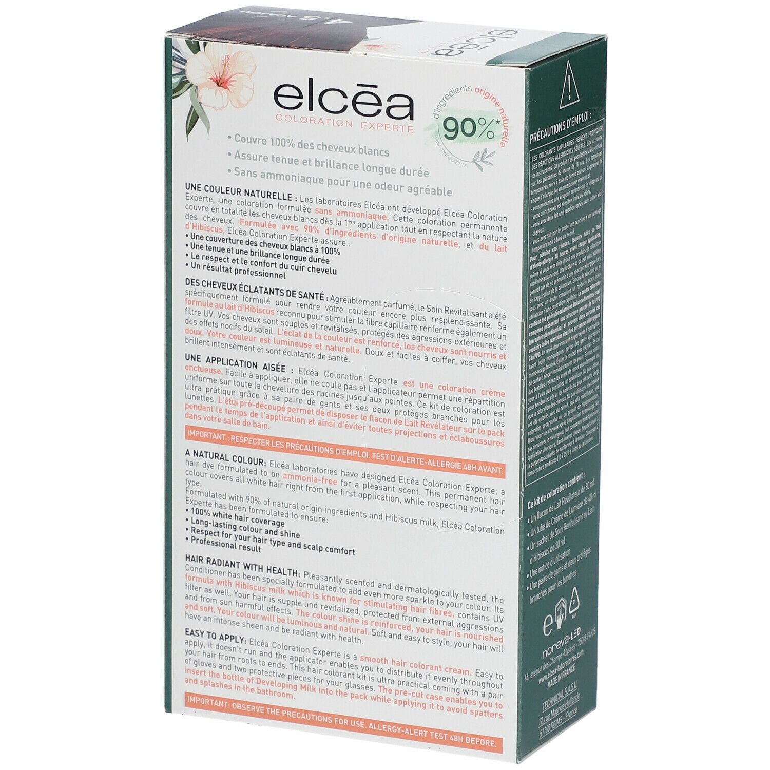 ELCÉA Kleur Experte Permanente Acajou - 4.5