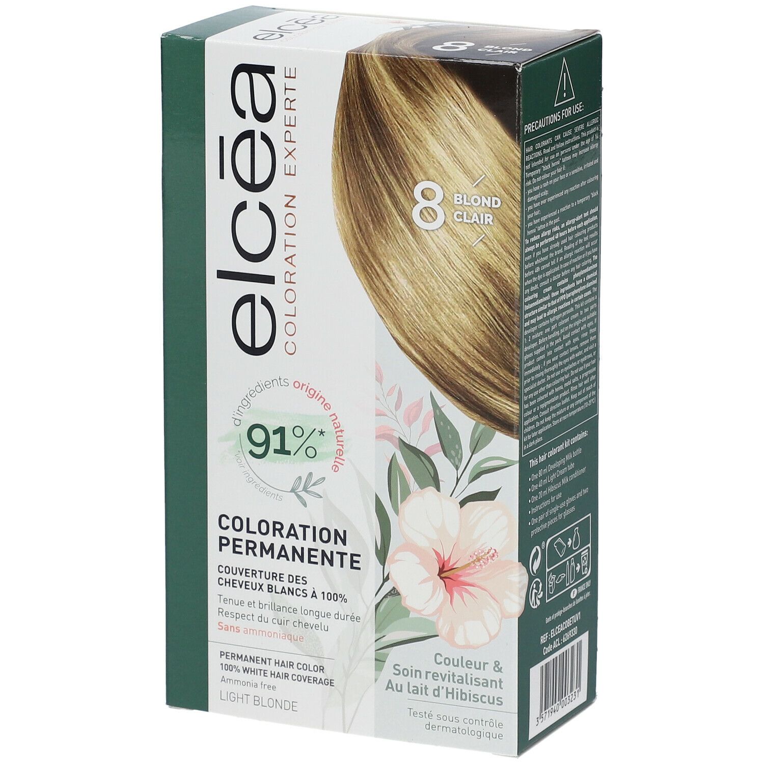 ELCÉA Kleur Experte Permanente Blond Clair - 8