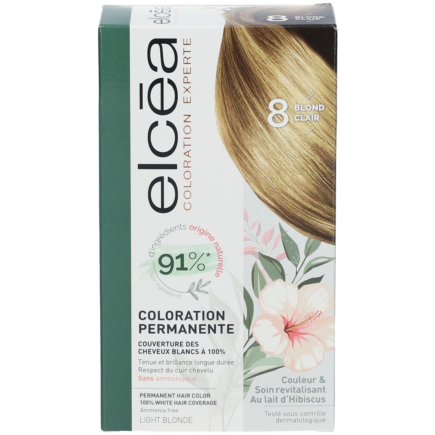 ELCÉA Kleur Experte Permanente Blond Clair - 8