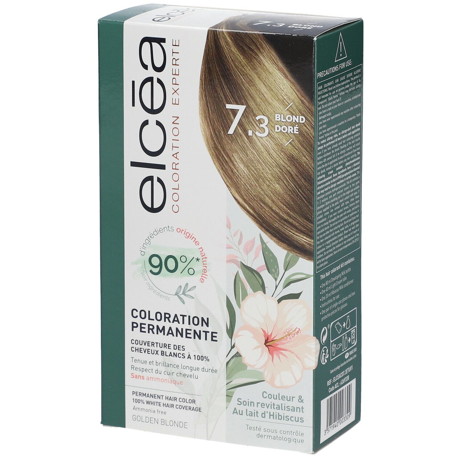 ELCÉA Kleur Experte Permanente Blond Doré - 7.3