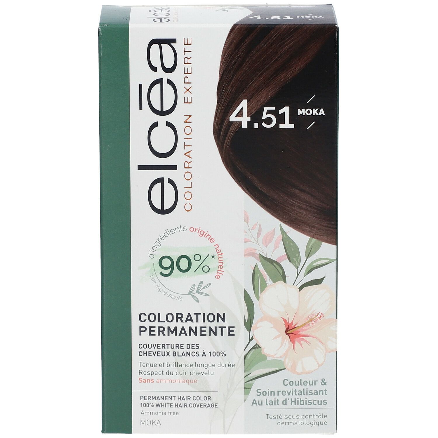 ELCÉA Kleur Experte Permanente Blond Moka- 4.51