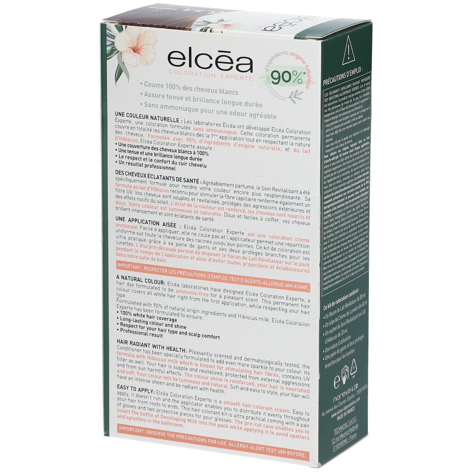elcéa permanente kleuring cacao - 6.53