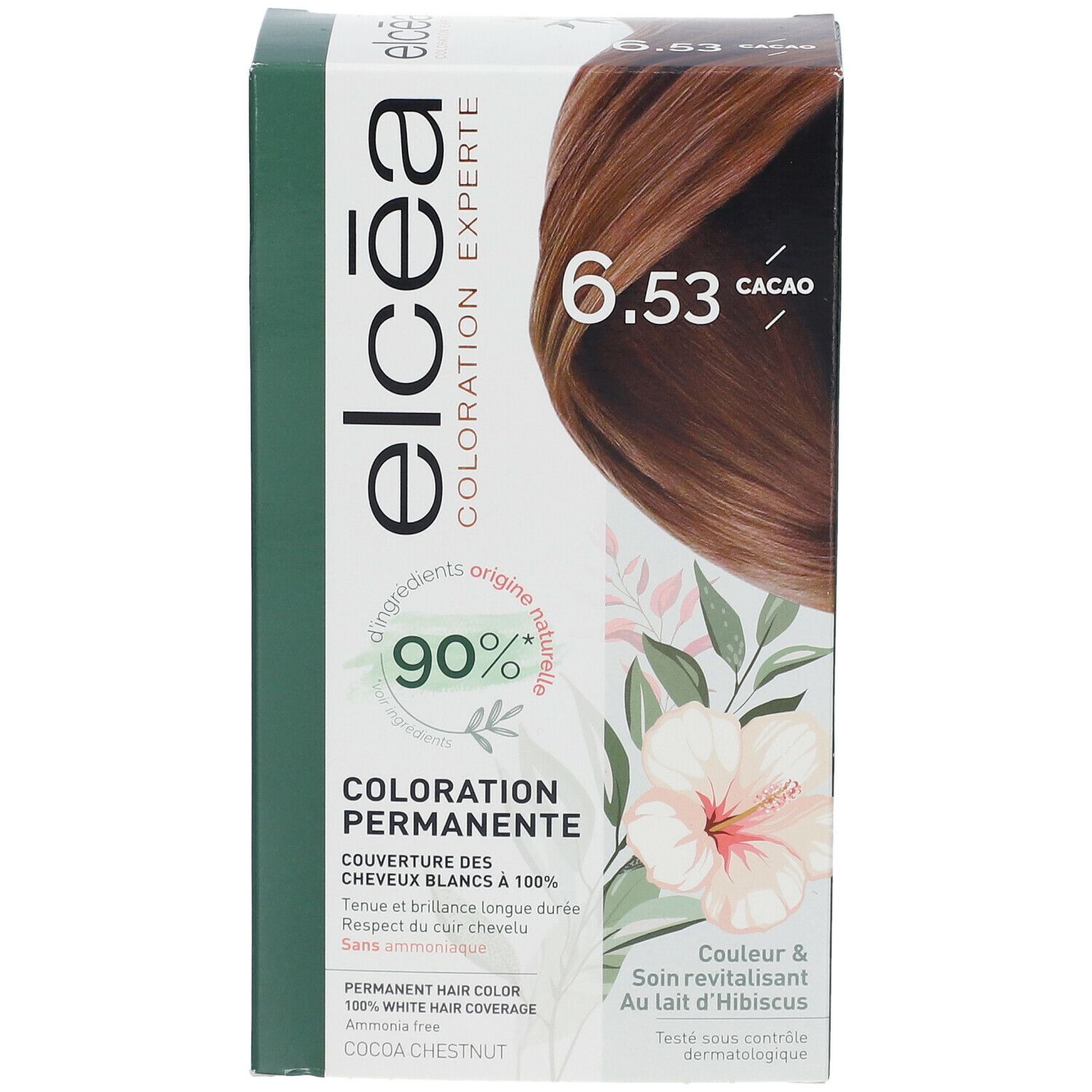 elcéa permanente kleuring cacao - 6.53