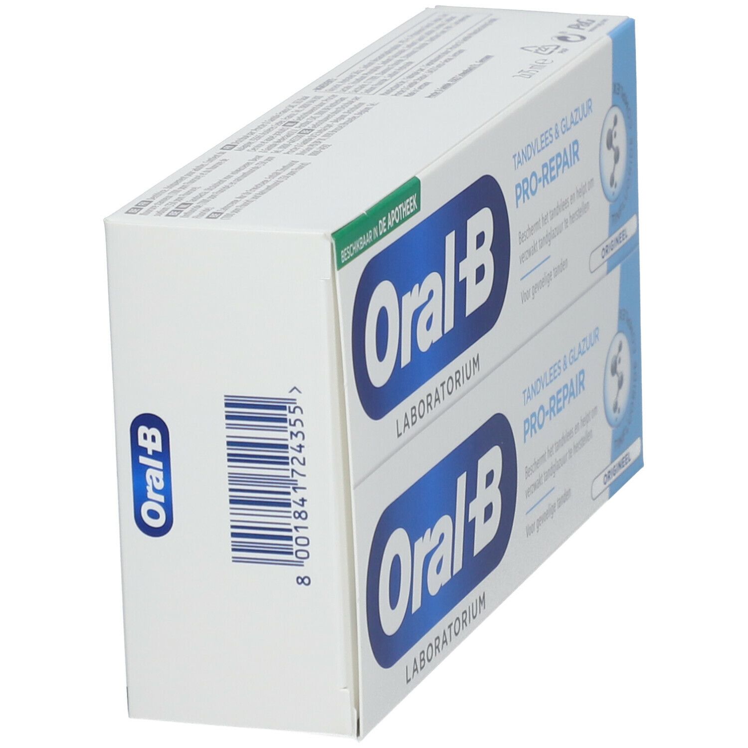 ORAL-B GENCIVES & EMAIL PRO-REPAIR ORIGINAL - Dentifrice fluoré.  - tube 75 ml x 2