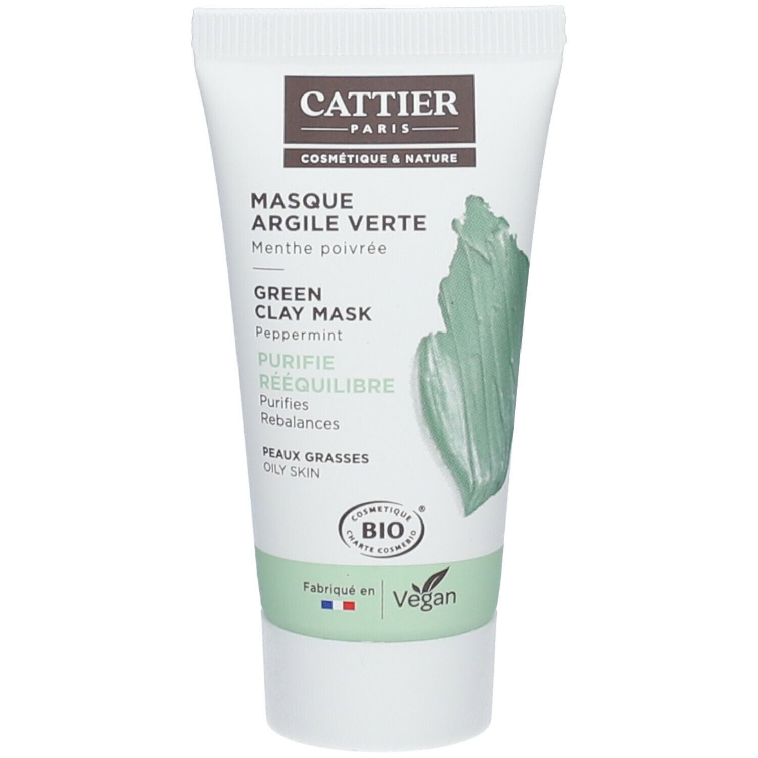 Cattier Masque à L'argile Verte 30 Ml - Farmaline