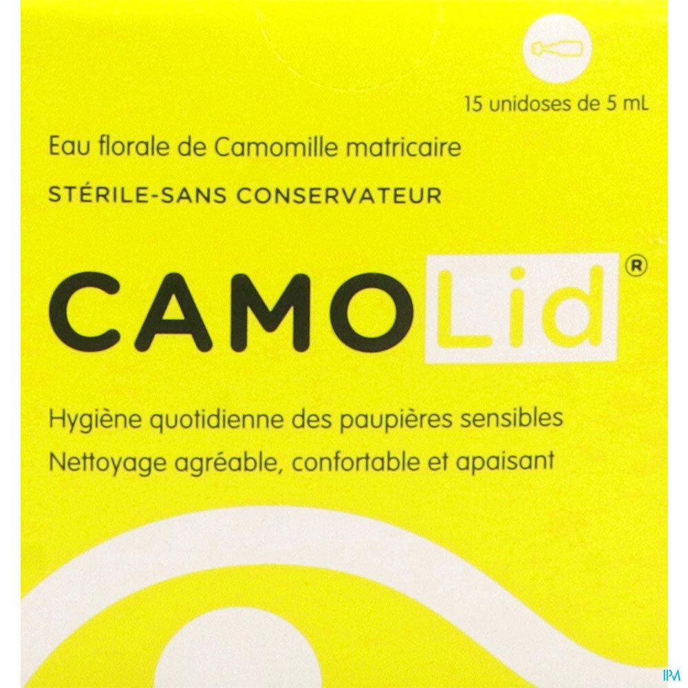 CAMOLID UNIDOSES - Eau florale de camomille matricaire, unidose.  - bt 15