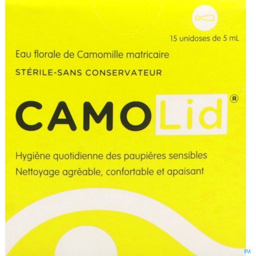 CAMOLID UNIDOSES - Eau florale de camomille matricaire, unidose.  - bt 15
