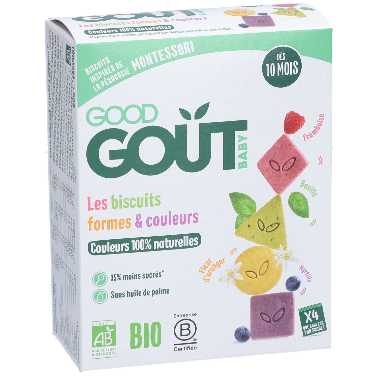 Good Goût Les Biscuits Formes et Couleurs